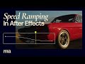 How To Create The Speed Ramp Effect In Ae