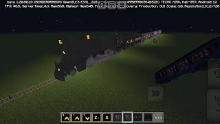 [Polar Express addon] GRTC Minecraft train addon test drive(see description )