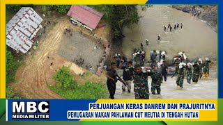 Perjuangan Perwira TNI Kopassus dan Prajurit Pikul Material Terabas Hutan Belantara Makam Pahlawan