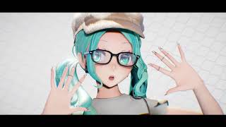 【MMD】天使の翼。 / 可不＆ゲキヤク【1080p】TDA Flanel Dress Miku さん