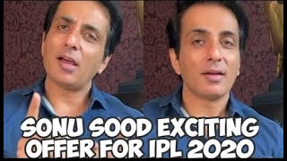 Sonu Sood promotes Disney plus Hotstar premium before IPL 2020 for cheering