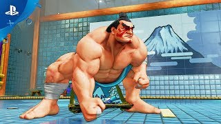 Street Fighter V: Arcade Edition – E. Honda Gameplay Trailer | PS4