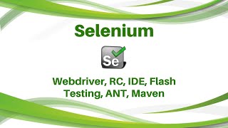 Selenium Video Day 1 Training Java Selenium Webdriver Selenium RC IDE Flash Testing ANT Maven