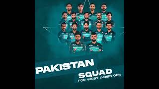 Pakistan Squad for ODI Series Against West Indies | Pak vs Win | Cricket News | QA Productions