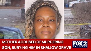 Detroit mother accused of killing child, burying him in shallow grave