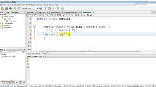 Changing an Array Size in JAVA