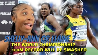 Shelly-Ann Fraser-Pryce Elaine Thompson-Herah Will Erase Marion Jones World Championship 100M Record