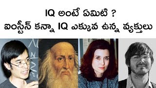 What Is IQ,How To Calculate IQ | Top Ten People With The Highest IQ In Telugu