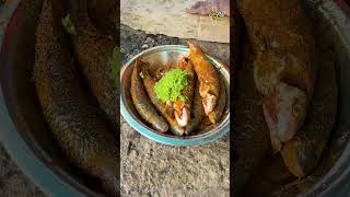 Jharkhandi Adivasi Style Chulhe Wali Desi Rohu Fish Fry Making #ranchi #shorts