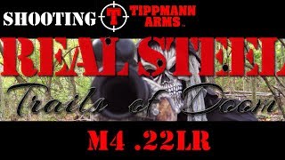 Tippmann Arms New M4 .22 Gun Target Shooting by Trails of Doom