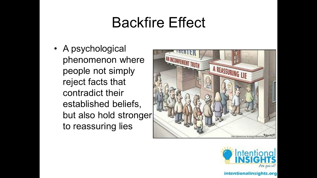 Presentation Fighting The Backfire Effect And Promoting Truth In