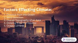 Introduction to Climatology