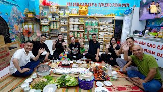 Đại tiệc Hải sản Tôm hùm Cua Hoàng Đế mừng Team Xuyên Việt A Nguyễn Tất Thắng ở Cửa hàng Phan Diễm