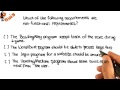 Requirements Quiz Solution - Georgia Tech - Software Development Process