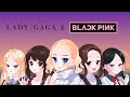 Sour Candy | Lady Gaga ft BLACKPINK Lyrics ( comic version)