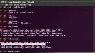 RT 2011: Screencast 18 - Python: Reading HDF5 BAG bathymetry using ipython, h5py, numpy, matplotlib