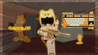 Playing MM2 as GARFIELD *keyboard ASMR*