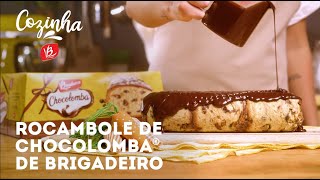 Cozinha Bauducco | Rocambole de Chocolomba® de Brigadeiro.