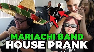 MARIACHI BAND HOUSE PRANK ft. LilyPichu Scarra Pokimane