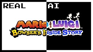 Mario \u0026 Luigi Bowser's Inside Story - In The Final, but it's continued by AI