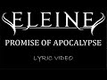 Eleine - Promise Of Apocalypse - 2023 - Lyric Video