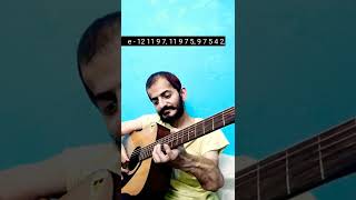 Ishq Wala Love - Single String | Guitar Tune Lesson | #shorts #trending #ramanujmishra_