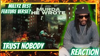 Uncle Murda - Trust Nobody (Official Visualizer) ft. Millyz | BODIED another Feature! | Reaction