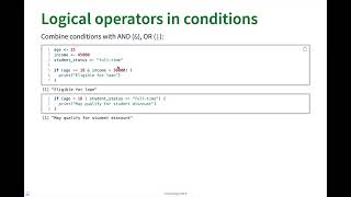 Conditional Execution: Making Decisions