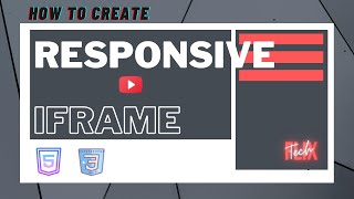 How to create Responsive iframe | simple and easy | youtube embeds, Google maps