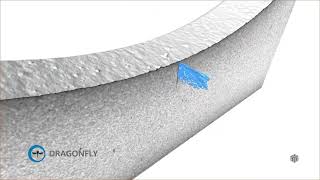 Crack identification and segmentation for NDT using Dragonfly