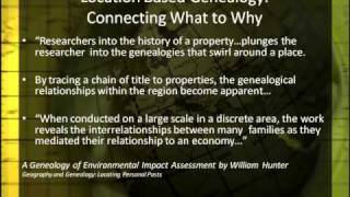 Breaking Down Brick Walls with Location Based Genealogy (Part 1 of 3)