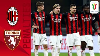 Milan 0-0 (5-4) Torino - Full Penalty Shoot-out | Coppa Italia 2020/2021