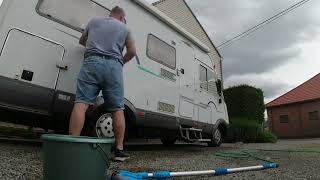 Hymer wassen en Moederdag BBQ