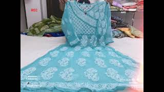 Lucknawi chikan Anarkali Frock (Manufacturer) 7668540612 watsapp