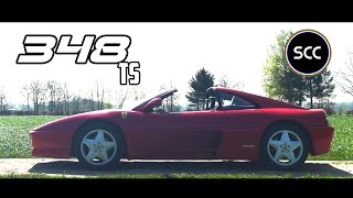 FERRARI 348 TS | Test drive in top gear | Spider | V8 engine sound | SCC TV