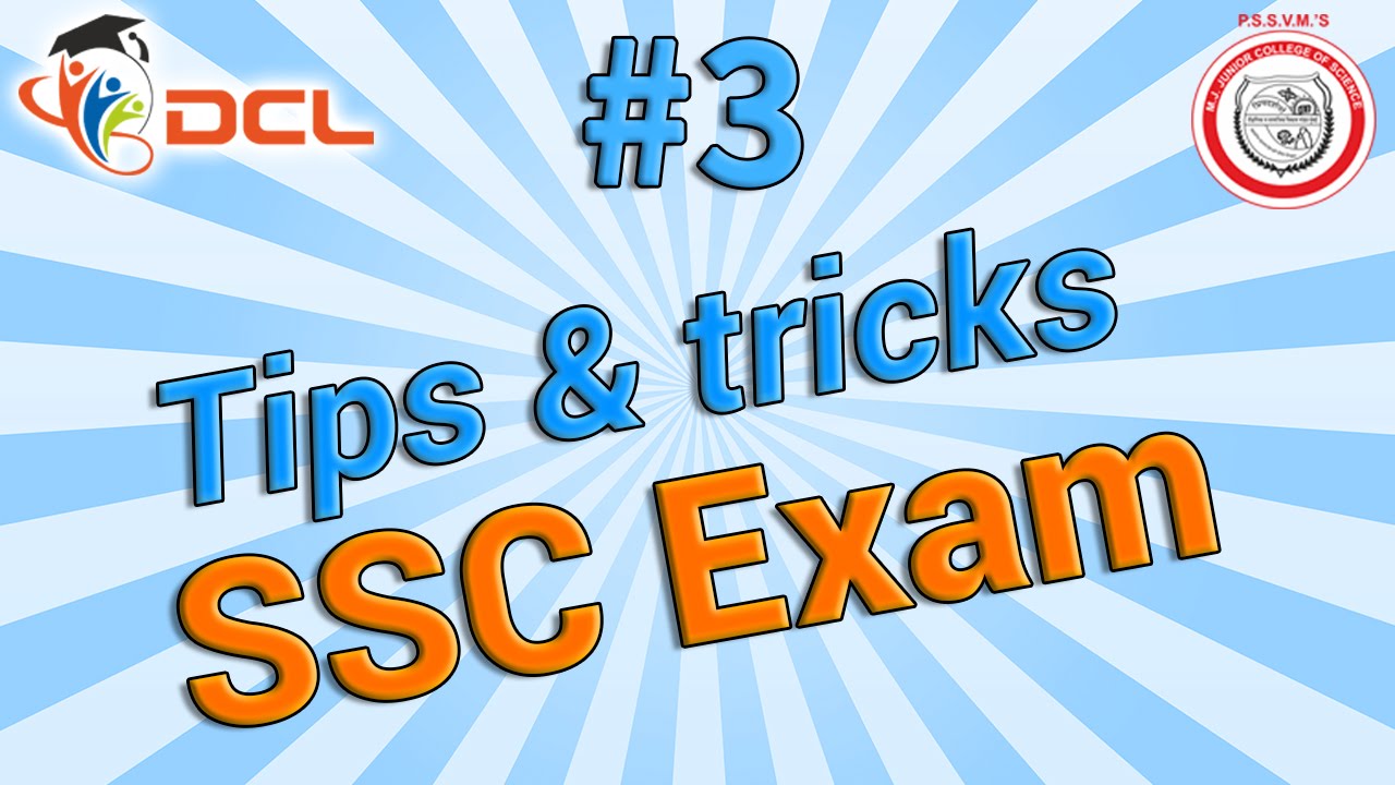 #3 SSC Board Exam Preparation - Tips And Tricks (2015) - 10th Std - YouTube