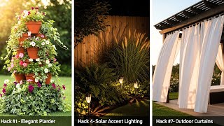 10 Genius Dollar Tree Hacks to Create a LUXURY Garden Oasis on a Budget!