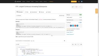Technical Interview Question: Longest Continuous Increasing Subsequence [LeetCode]