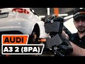 Hvordan bytte bak bremseklosser der på AUDI A3 2 (8PA) [AUTODOC-VIDEOLEKSJONER]