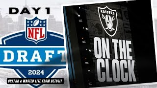 #Raiders | 🚨 Round 1 NFL Draft Livestream 🏴‍☠️ | Live From Detroit |