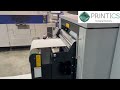 VIDEO PRINTICS U45900924 XEIKON CX3 DIGITAL PRINTER FOR LABELS, YEAR 2017