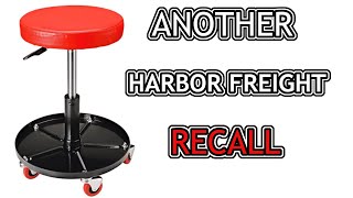 Another Harbor Freight Recall: Pneumatic Roller Seat