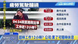 20180424中天新聞　「開到睡著」撞死2國道警　肇事司機10萬元交保