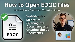How to Open EDOC Files (Austrian e-Government Verification Service)