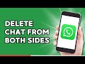 How to Delete Conversation on WhatsApp on Both Sides