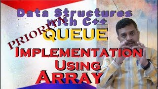 Priority Queue Implementation using Array in C++ with example || By Studies Studio