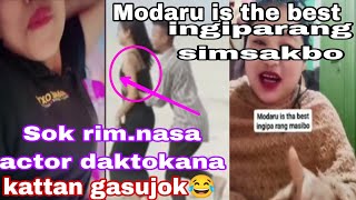 Sok rim.nasa actor daktoka aiao bilongjok  viral video😱 modaru is the best 😂