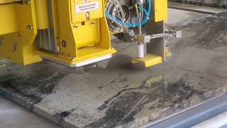 Aitalmac A5 sawjet laser scanning and then waterjet cutting