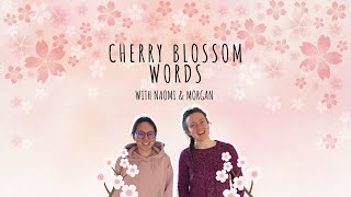 Cherry blossom words