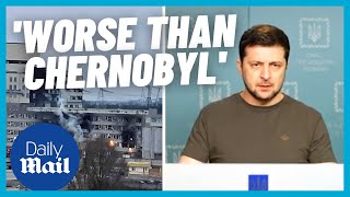 'Worse than CHERNOBYL': Zelensky slams Russia for Ukraine nuclear plant strikes